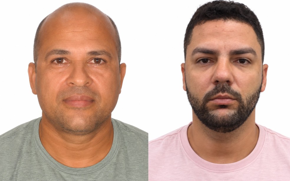 Ailton Alves de França foi preso em Salvador. Já Marcelo Henrique Leite foi encontrado em Lauro de Freitas. — Foto: Reprodução/Redes Sociais