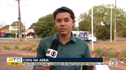Praia das Arnos recebe competição de beach soccer