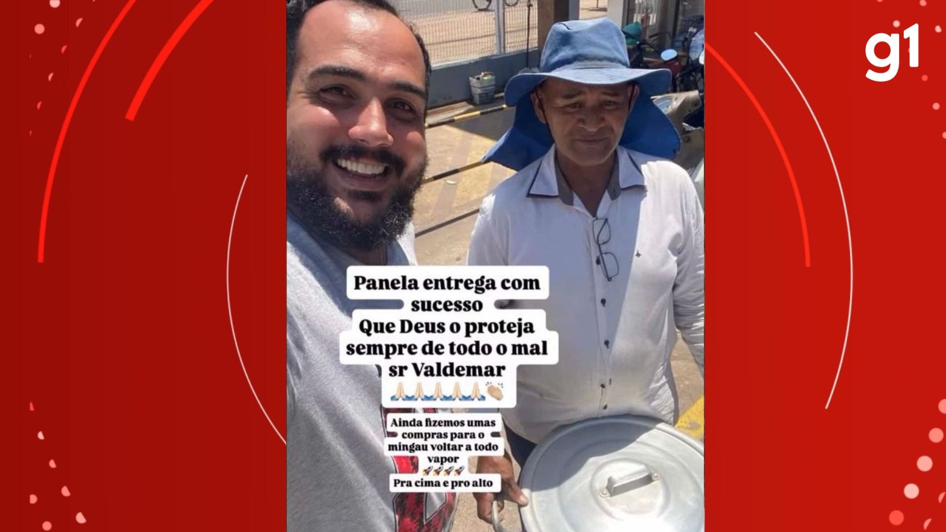 Vendedor do Amapá que teve panela de mingau furtada recebe doações após vídeo viralizar 