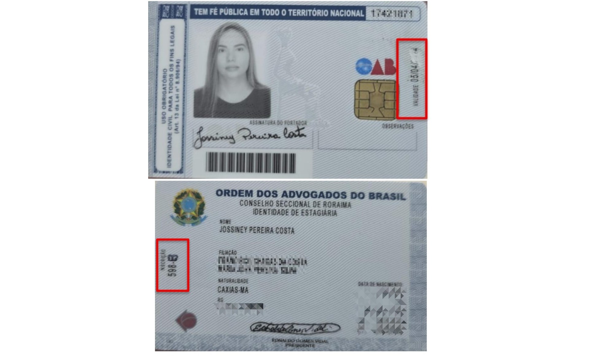 Falsa advogada é presa com carteira da época de estágio ao atender chefes de facção em presídio de Roraima