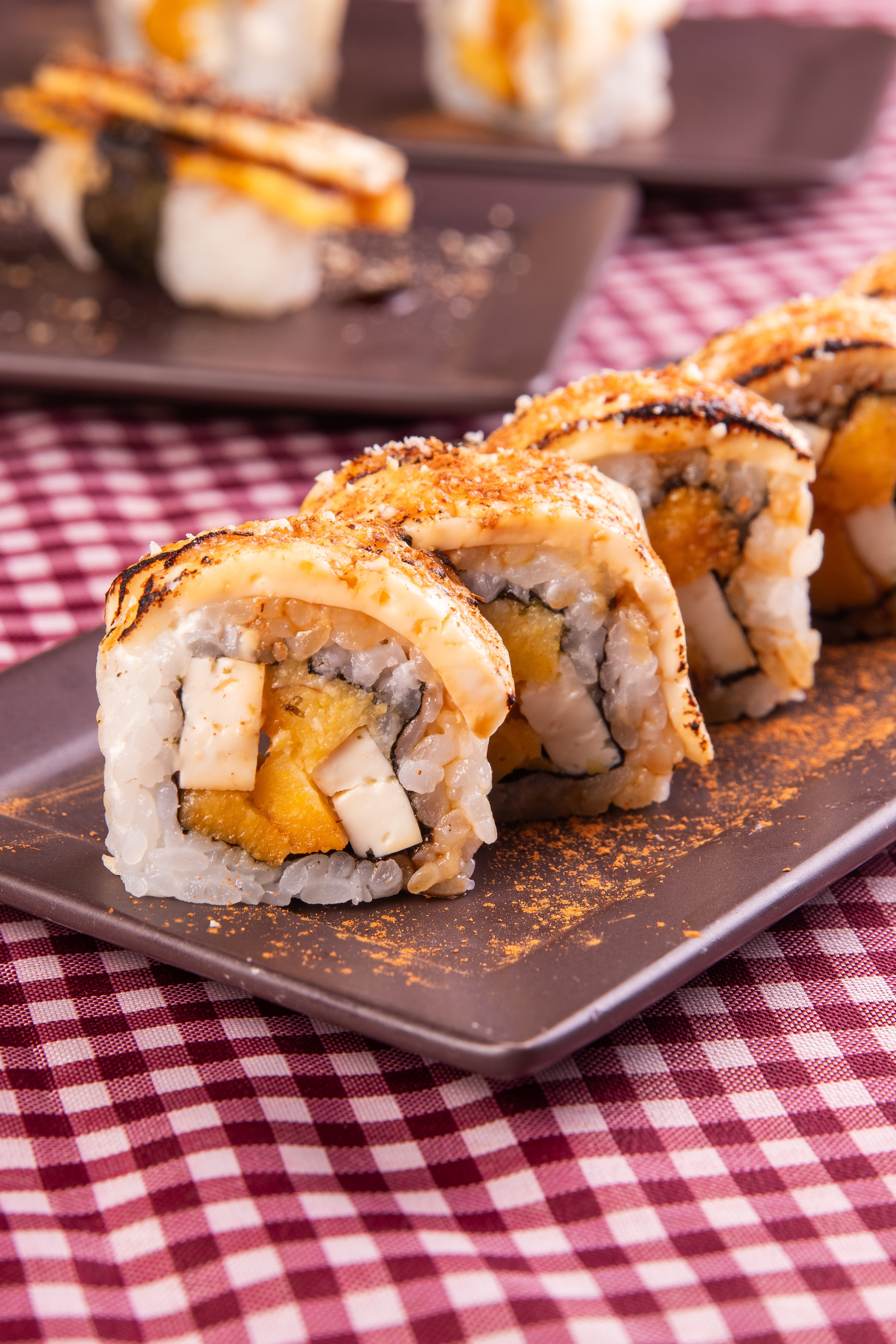 Sushi de pamonha: prato mistura comidas típicas do São João com culinária japonesa