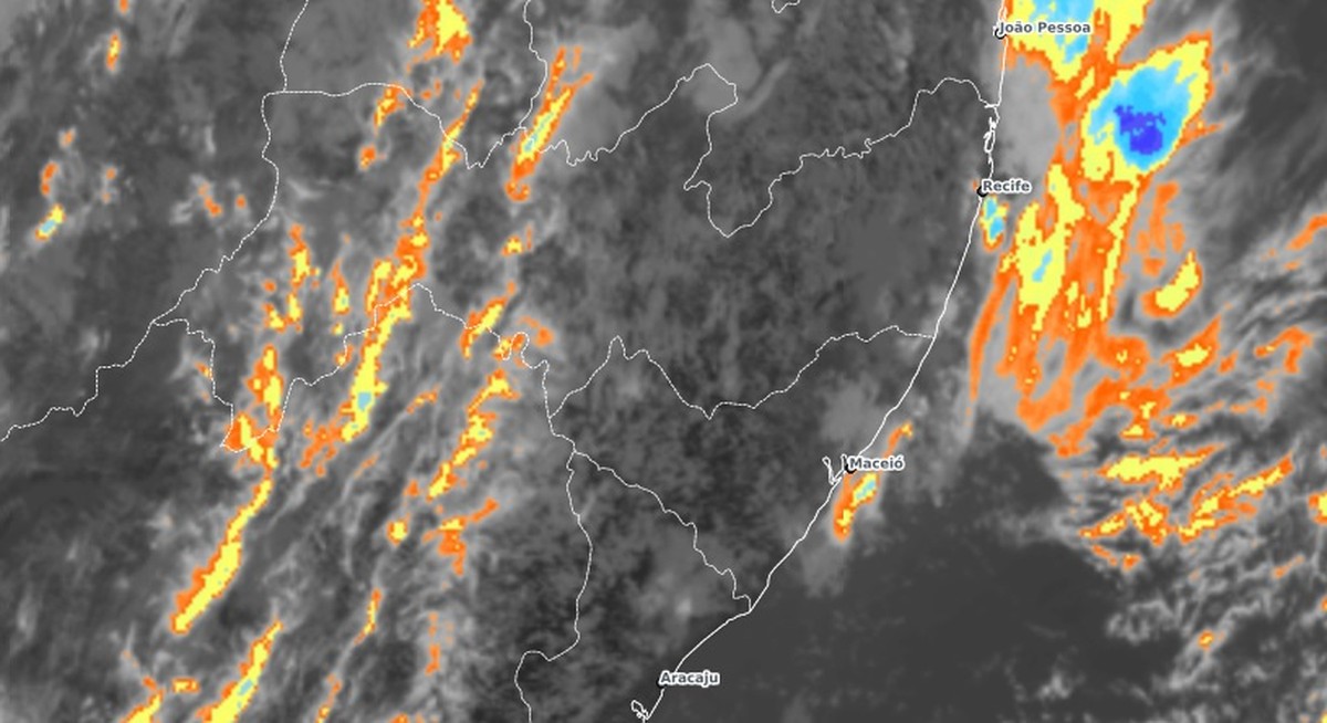 Sala De Alerta Emite Aviso De Pancadas De Chuva E Rajadas De Vento No Litoral E Zona Da Mata De 