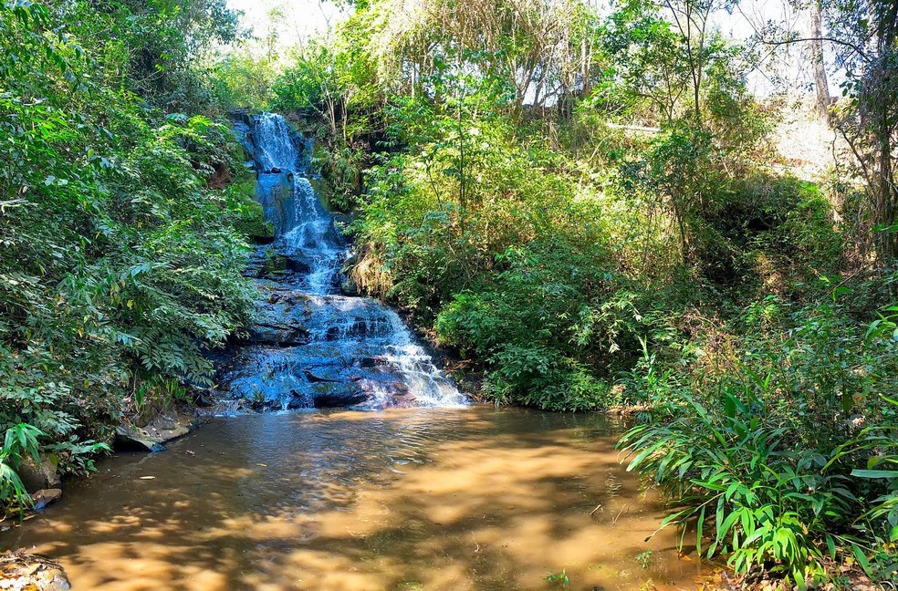 Cachoeira Secreta em Jaraguari — Foto: Divulgação