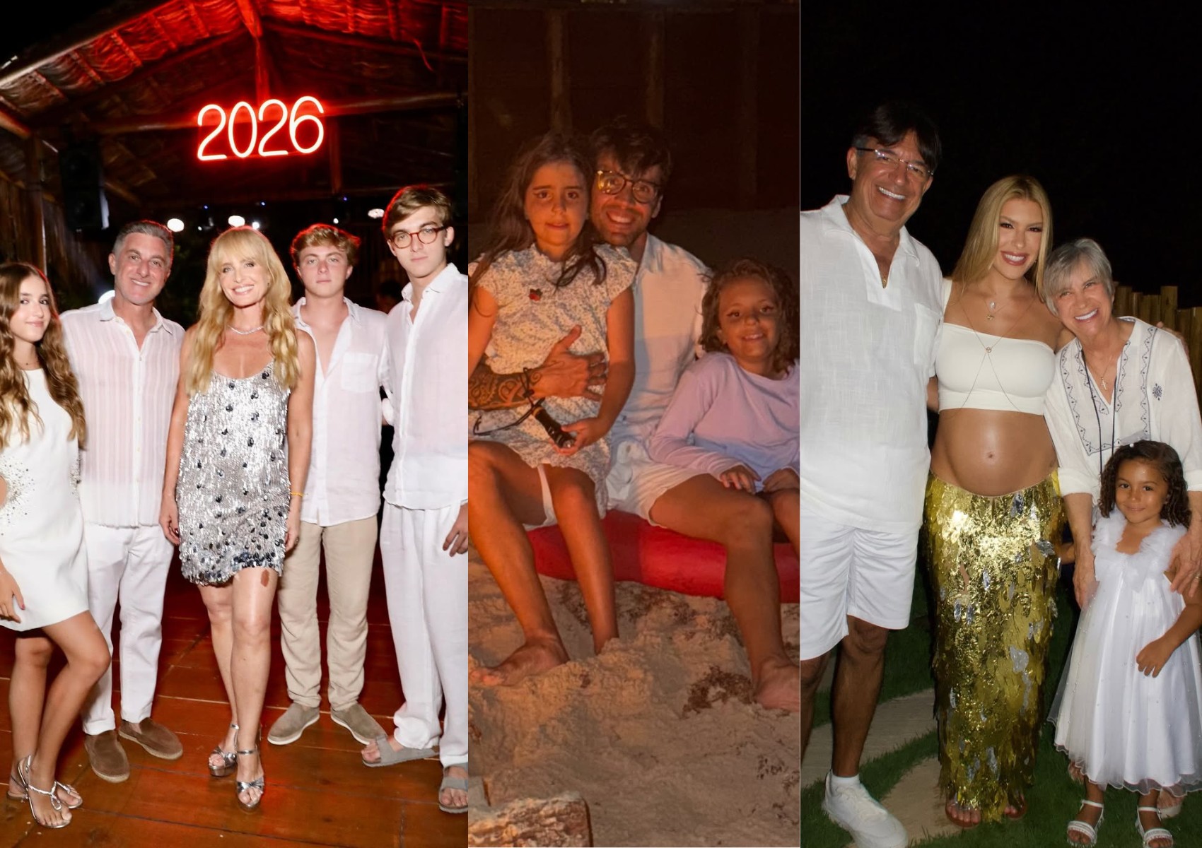 Famosos celebram a chegada de 2026 em destinos turísticos da Bahia