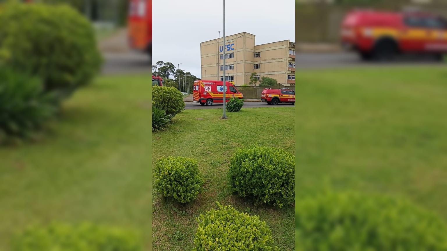 Prédio é evacuado após vazamento de produto químico na UFSC em Curitibanos