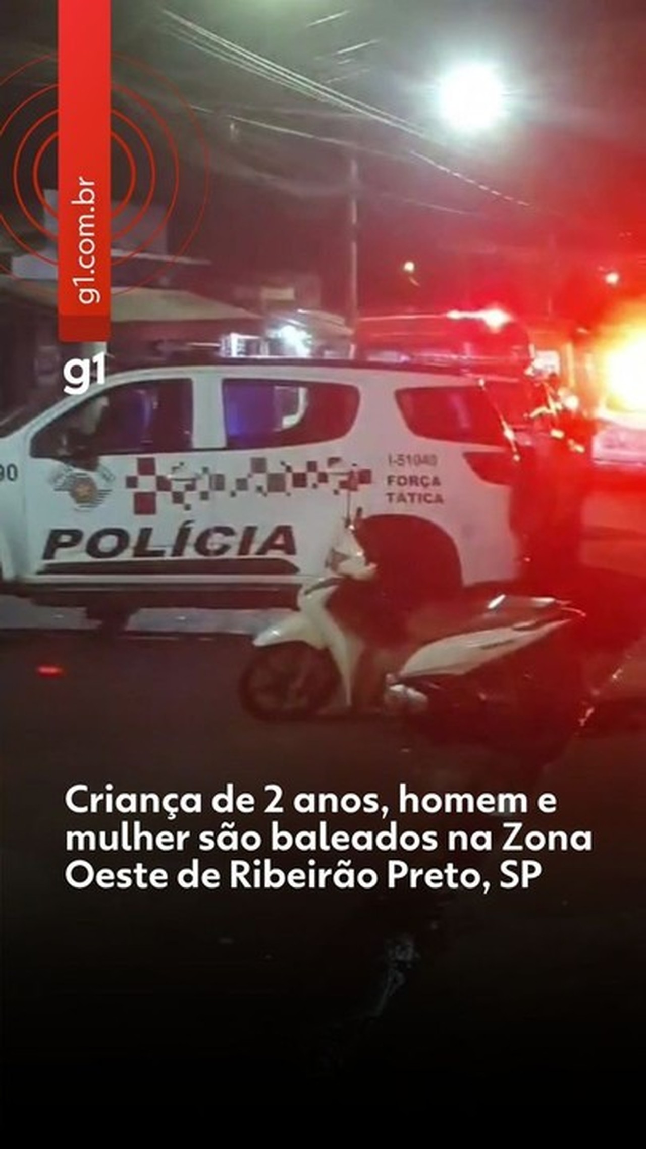 Criança, homem e mulher são baleados na Zona Oeste de Ribeirão Preto, SP