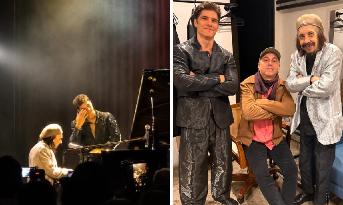 Último show de Benito di Paula foi ao lado do filho e teve participação de Zeca Baleiro em SP