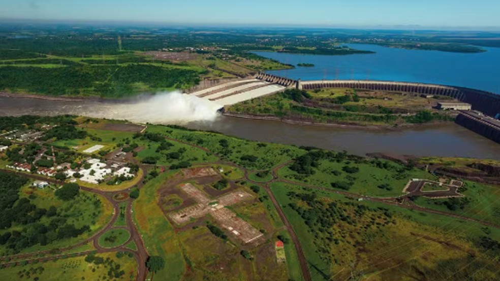 Usina Itaipu Binacional — Foto: Alexandre Marchetti/Itaipu Binacional - Divulgação