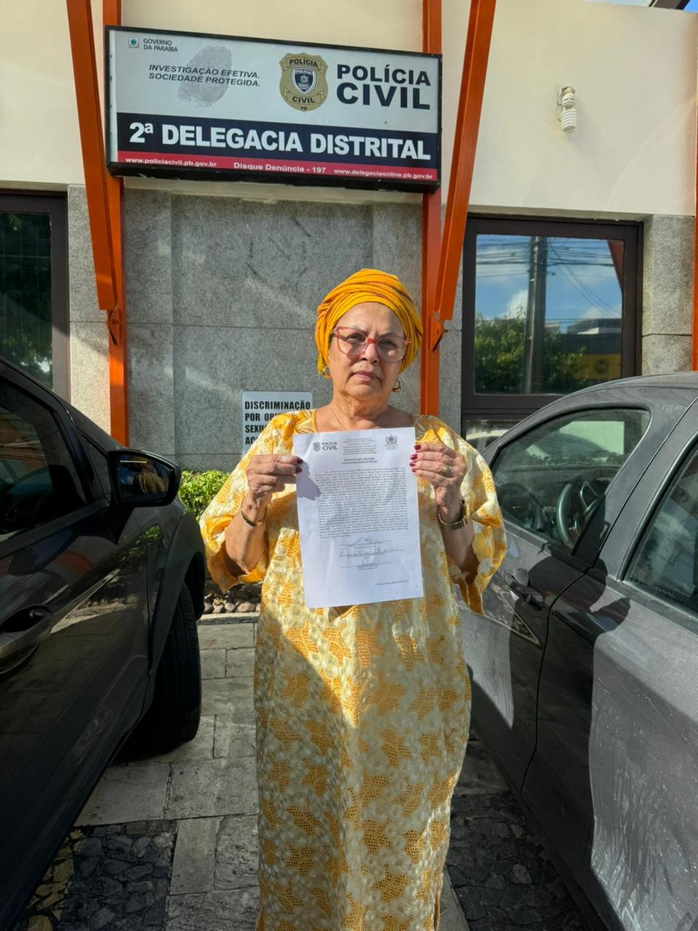 Mãe de santo denuncia ter sofrido intolerância por motorista de carro por aplicativo, em João Pessoa — Foto: Reprodução/Arquivo pessoal