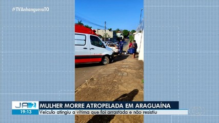 Mulher morre atropelada em Araguaína