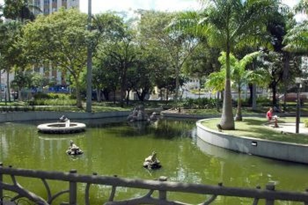 Parque Moscoso, em Vitória.  — Foto: PMV