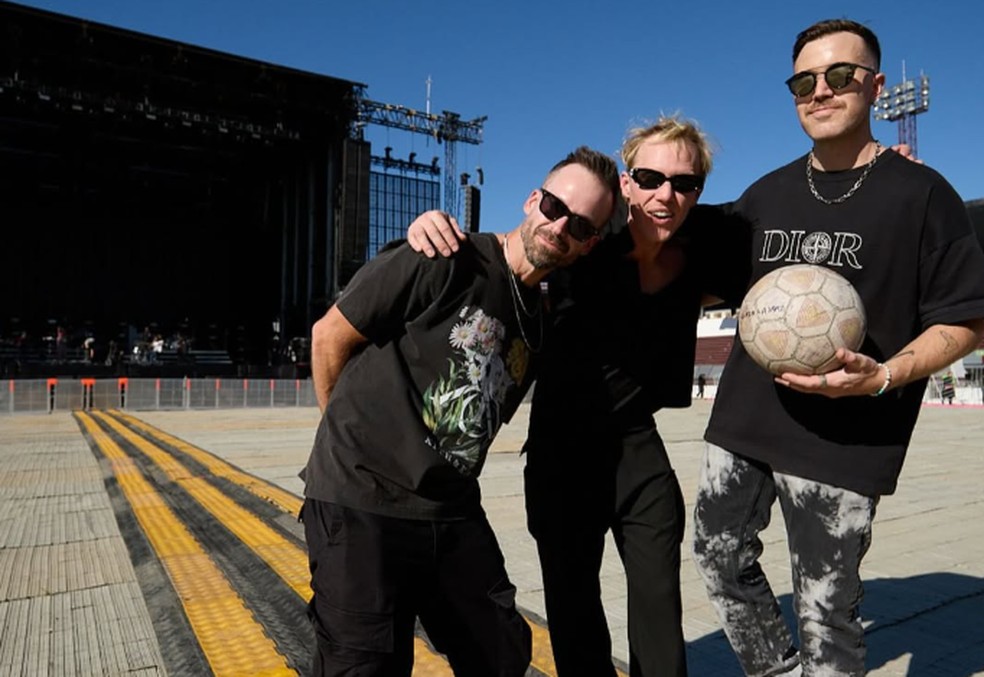 A banda australiana Rüfüs Du Sol — Foto: Reprodução