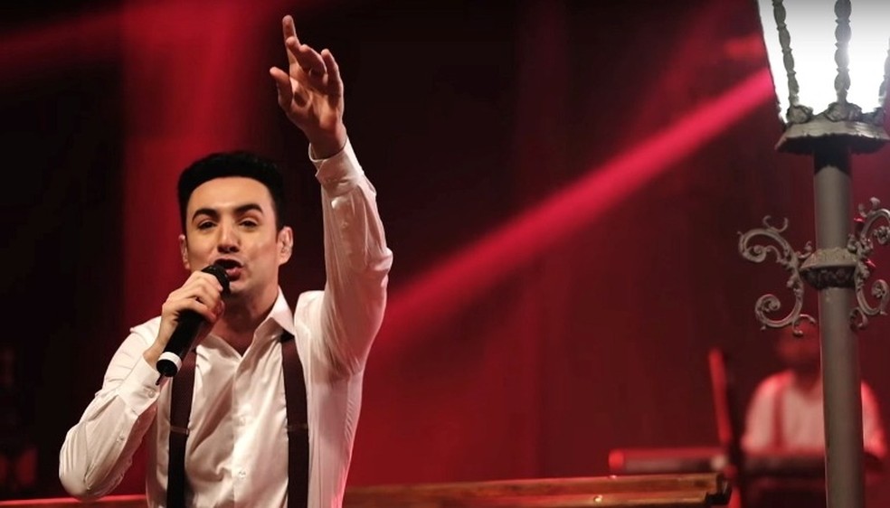 Cantor gospel Leandro Borges faz show em comemoração ao aniversário de Jardinópolis — Foto: Divulgação