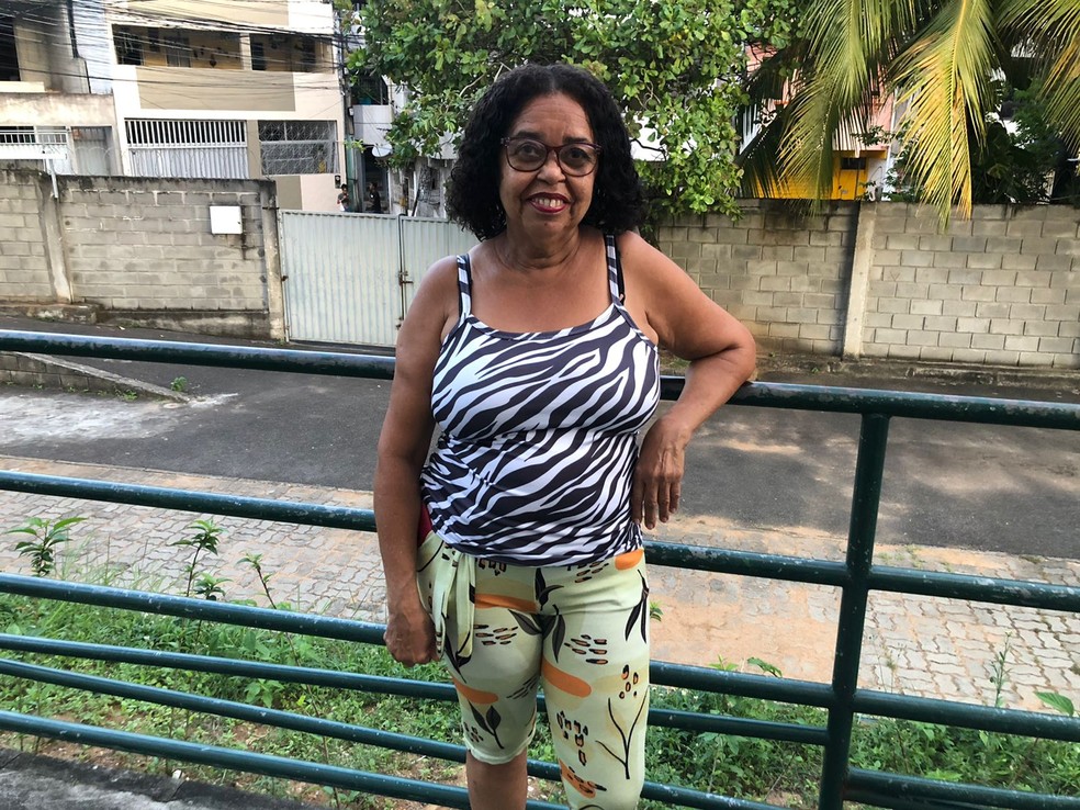 Maria do Carmo se aposentou após 30 anos de contribuição — Foto: João Souza/g1