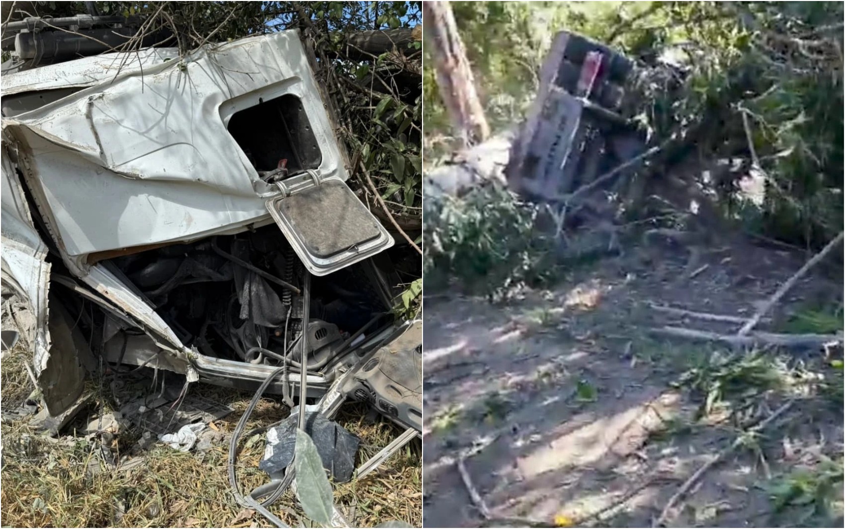 Acidente com carreta na BR-265 mata passageira em Lavras, MG