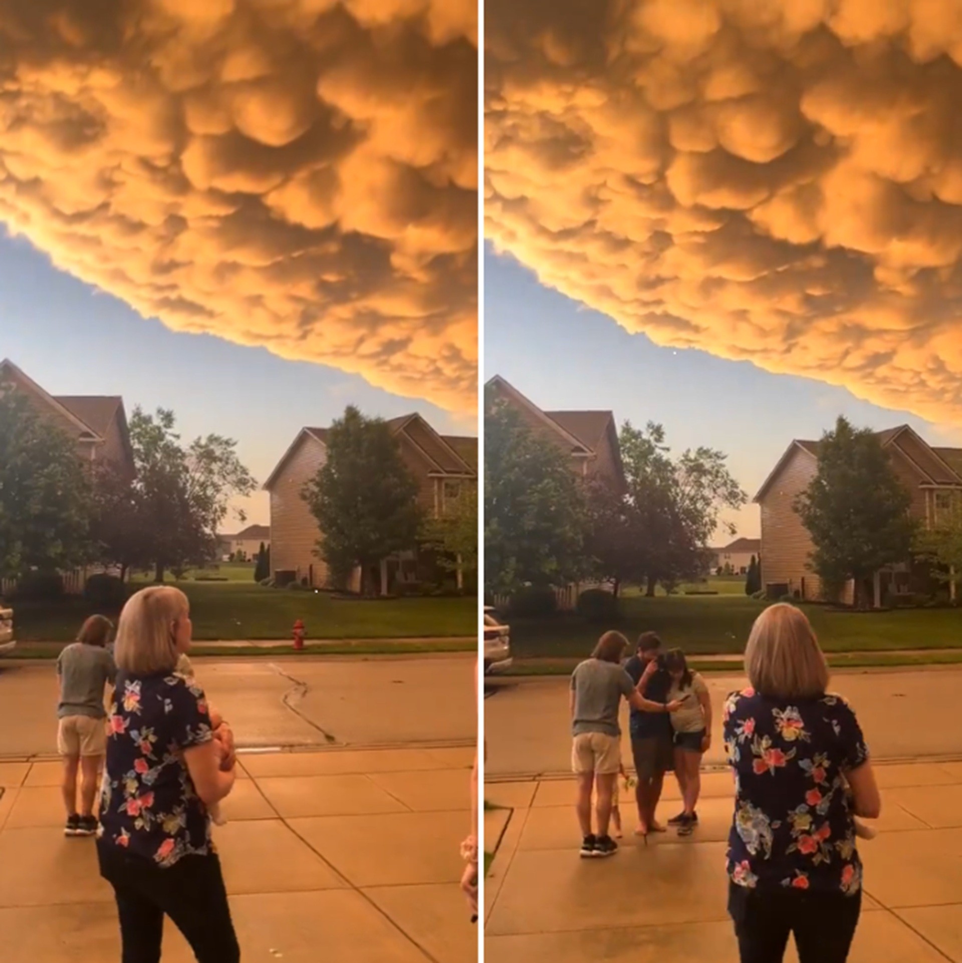 É #FATO: Vídeo mostra 'nuvens de fogo' depois de tempestade severa nos Estados Unidos  