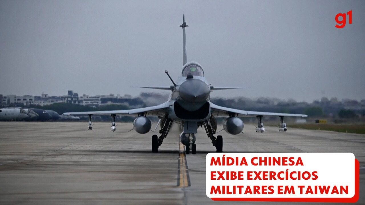 VÍDEO: China exibe exercícios militares em Taiwan, com lançamento de mísseis de longo alcance