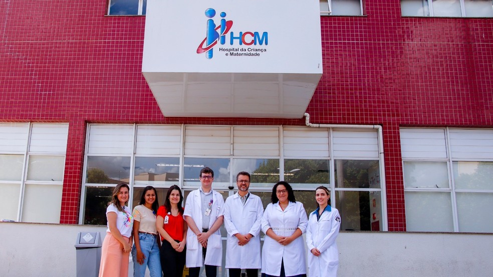 Equipe do Hospital da Criança e Maternidade (HCM) de São José do Rio Preto (SP) — Foto: Hospital da Criança e Maternidade/Divulgação