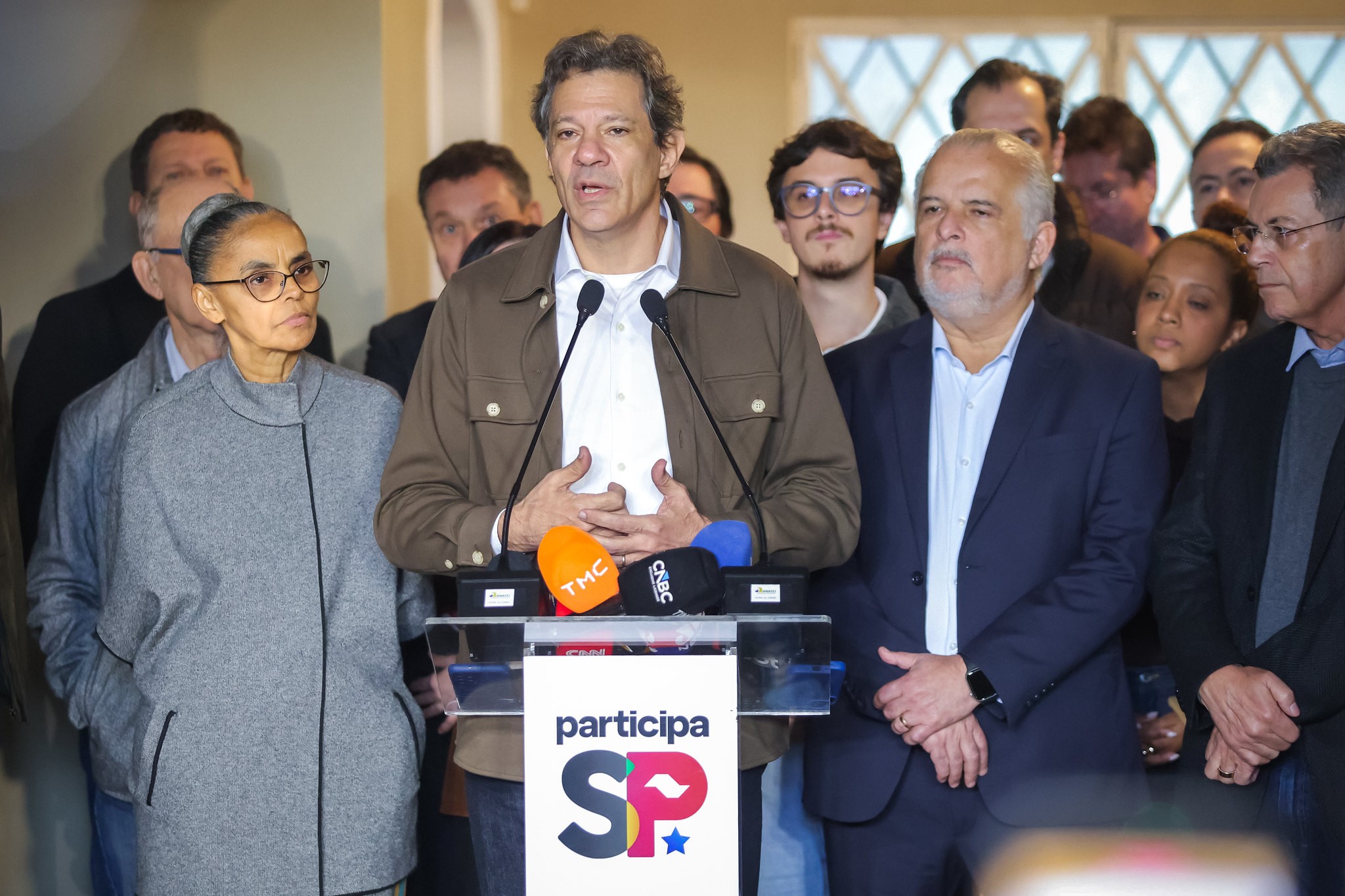 Haddad anuncia Márcio França como vice na chapa que disputará o governo de SP em outubro