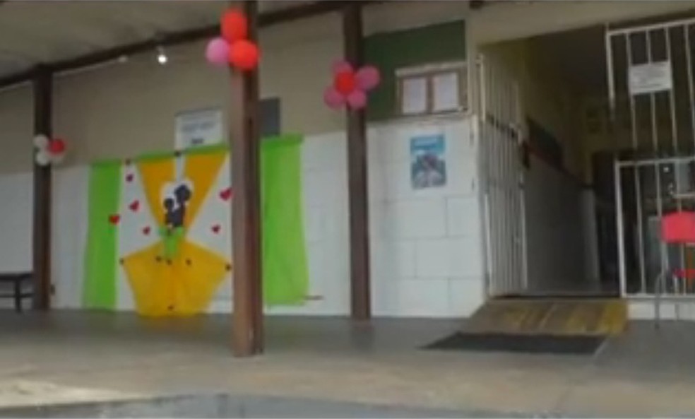 Mulher foi atingida por bala perdida em festa do do dia das mães do filho — Foto: Reprodução/TV Bahia