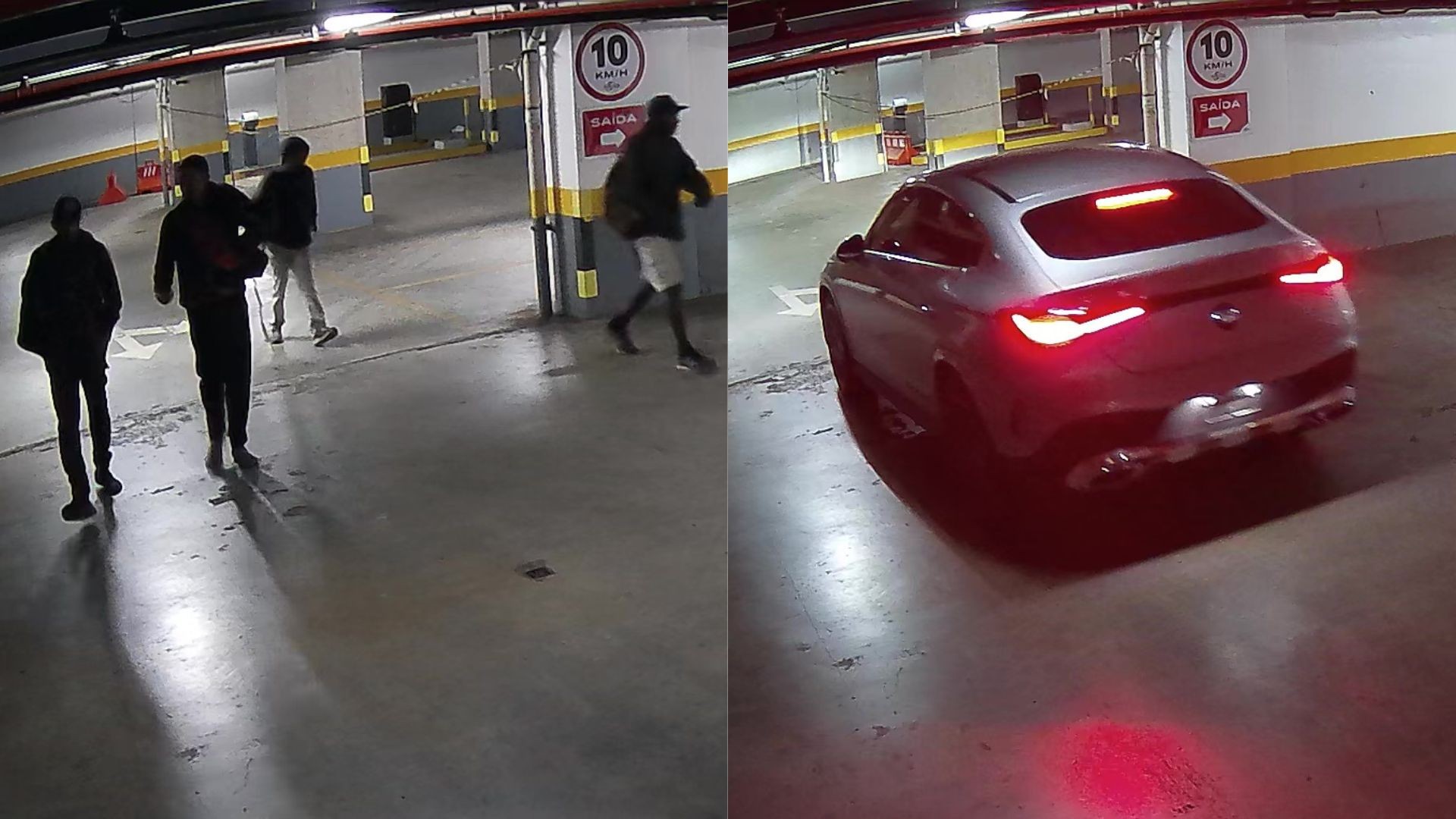 VÍDEO: ladrões furtam seis carros de luxo em estacionamento de BH