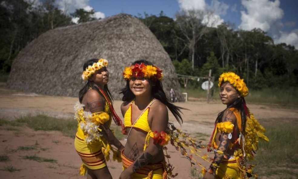 O estado de Mato Grosso investe no turismo indígena — Foto: Márcia Foletto / Agência O Globo