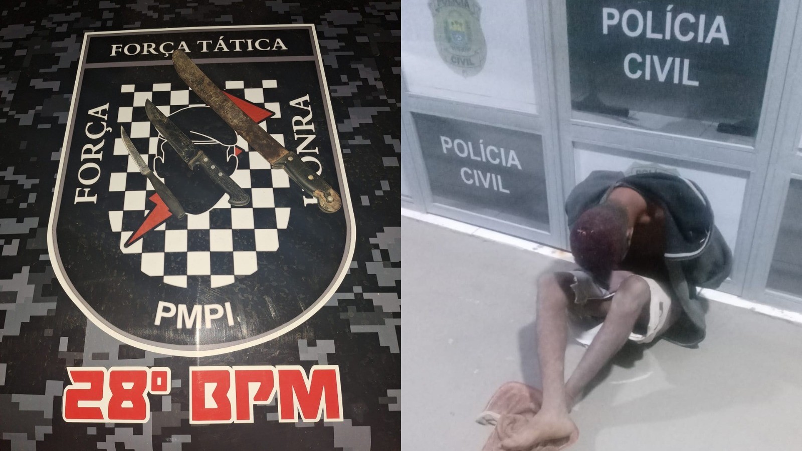 Homem é preso suspeito de esfaquear menina de 3 anos no Sul do Piauí; tia-bisavó sofre infarto e morre