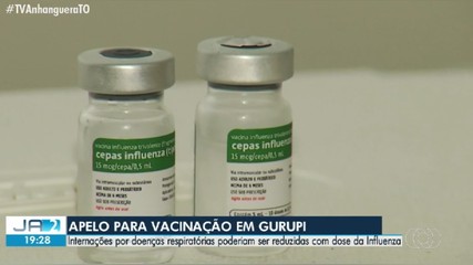 Gurupi intensifica apelo por vacinação para reduzir casos de doenças respiratórias