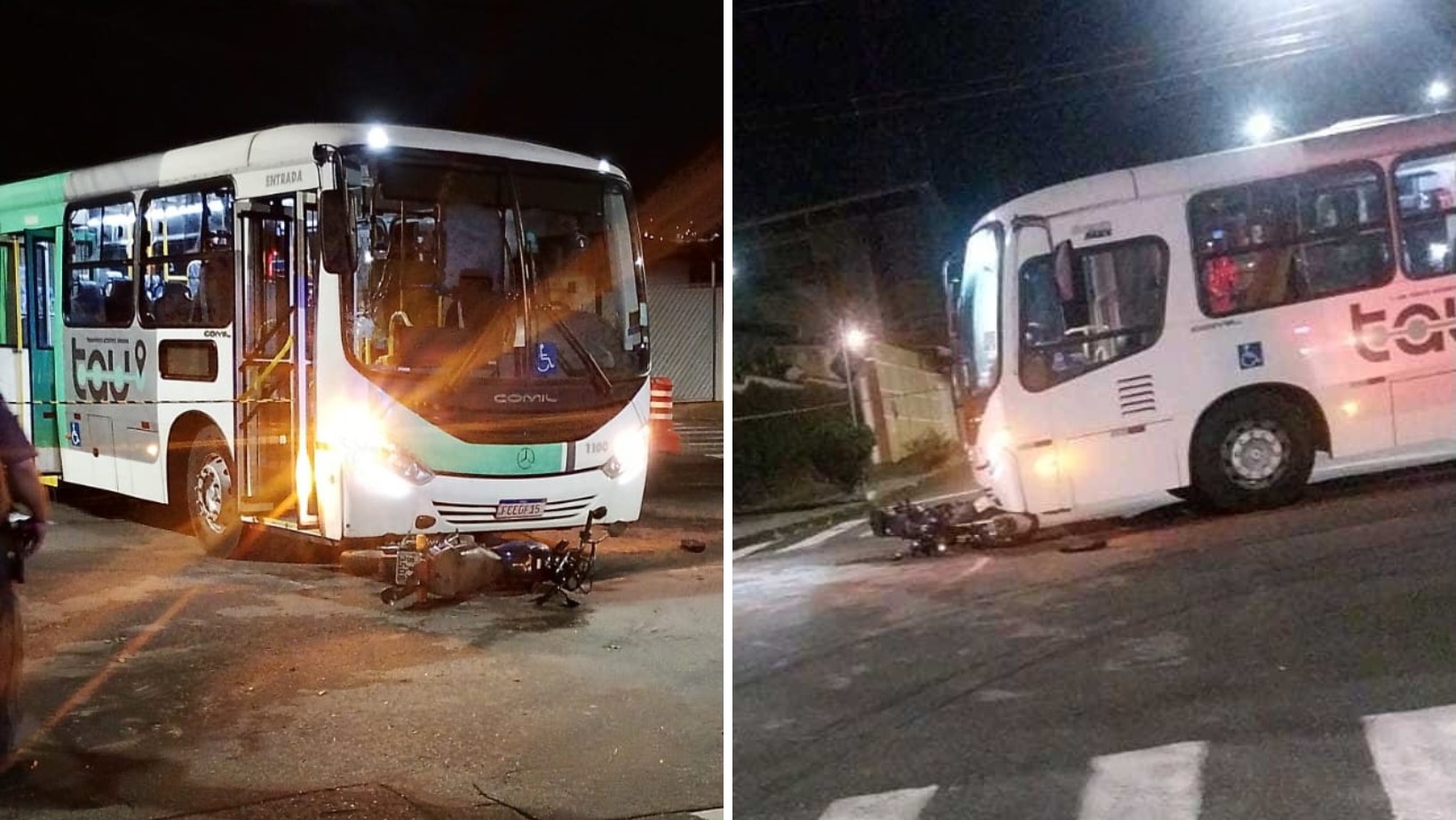 Motociclista morre em acidente com ônibus do transporte público de Taubaté