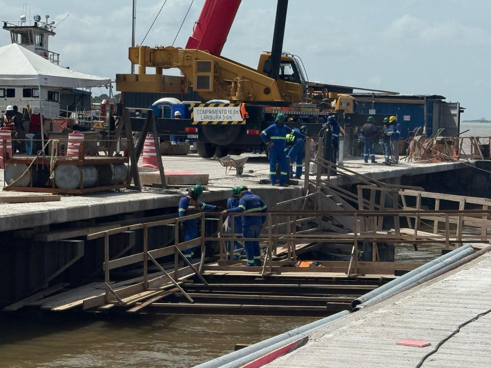 MPT fiscaliza obras do Porto de Outeiro, em Belém, que receberá navios de cruzeiros durante a COP 30