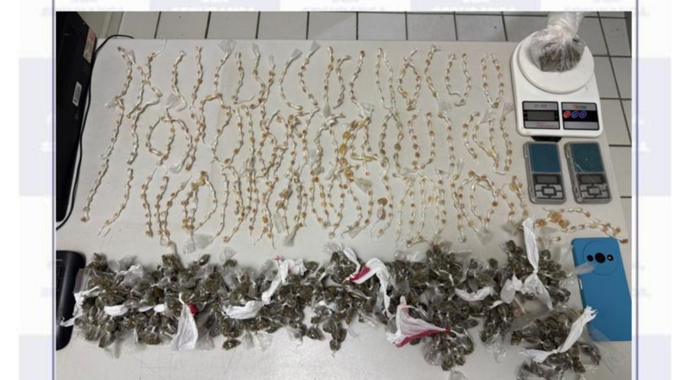 Homem é preso com mais de mil porções de drogas no Agreste de Pernambuco