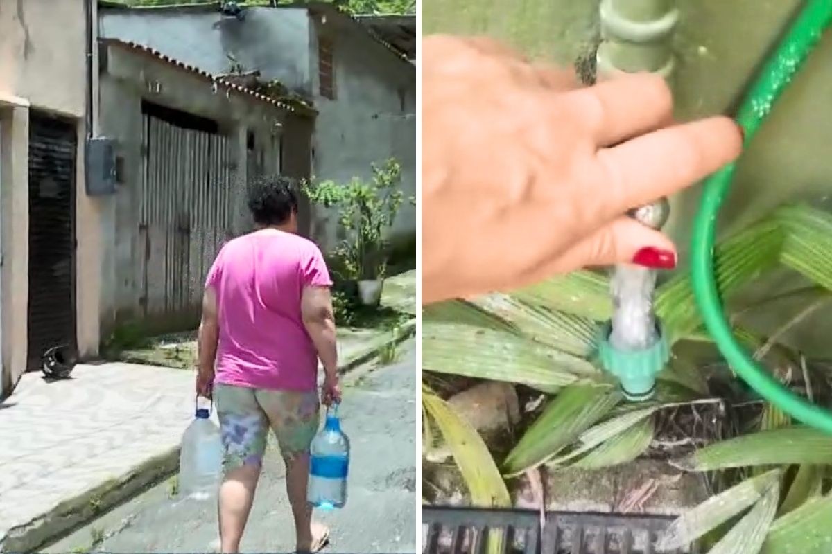 Cinco cidades da Baixada Santista sofrem com a falta d'água