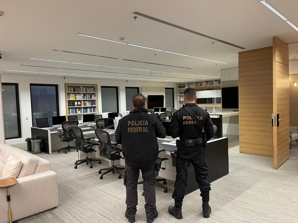 Ações da PF contra a Braiscompany, nesta sexta-feira, acontecem em São Paulo e Sergipe — Foto: Divulgação/Polícia Federal