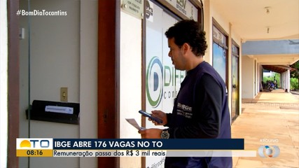 Processo seletivo do IBGE abre inscrições para o Tocantins com salários de até R$ 3,3 mil