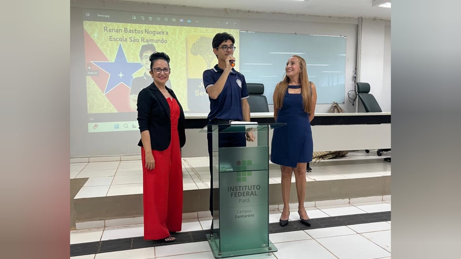 Estudante do Colégio São Raimundo Nonato, em Santarém, é o vencedor do Jovem Senador 2023 no Pará