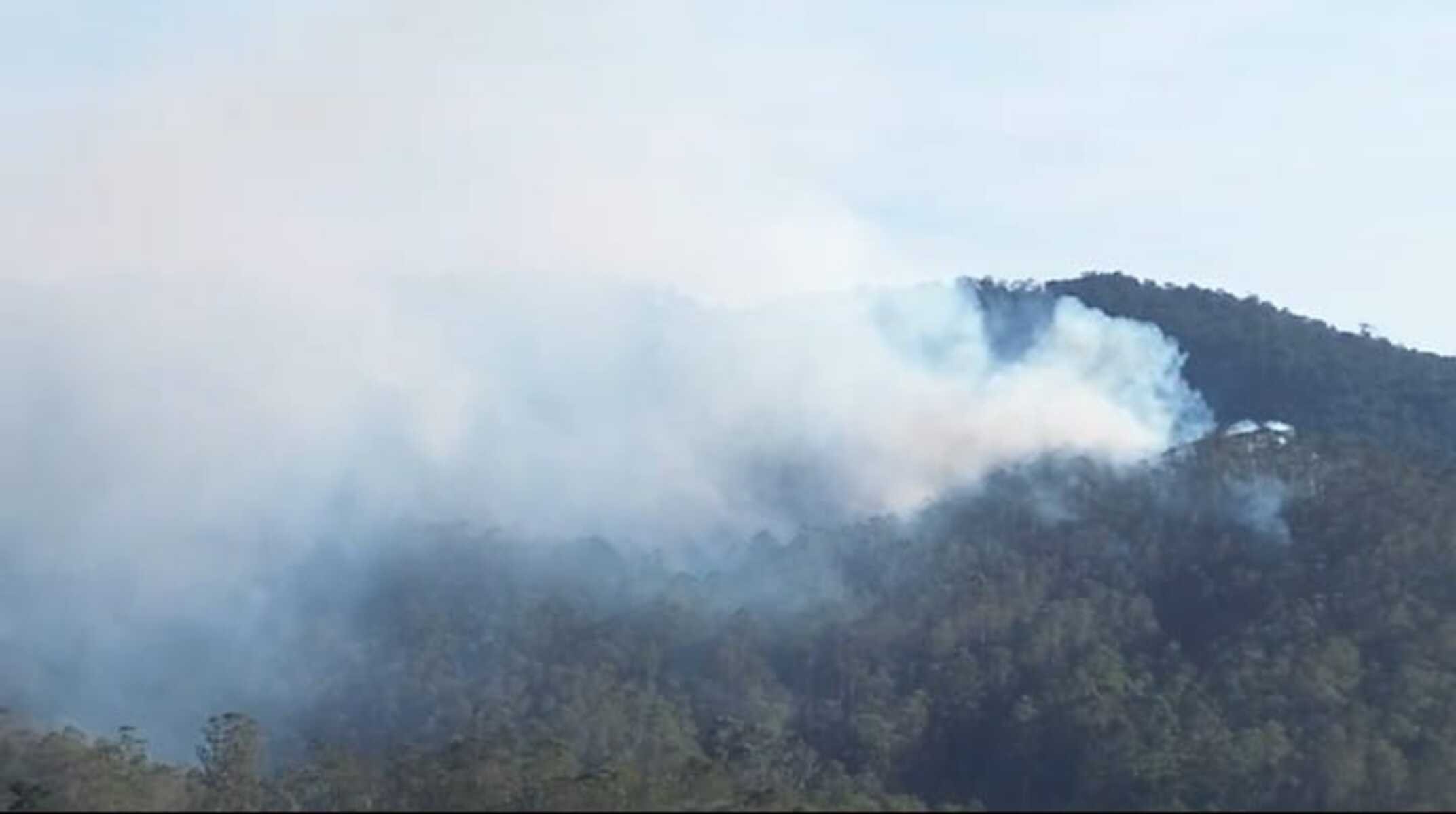 Incêndio atinge Serra do Itapeti em Mogi das Cruzes