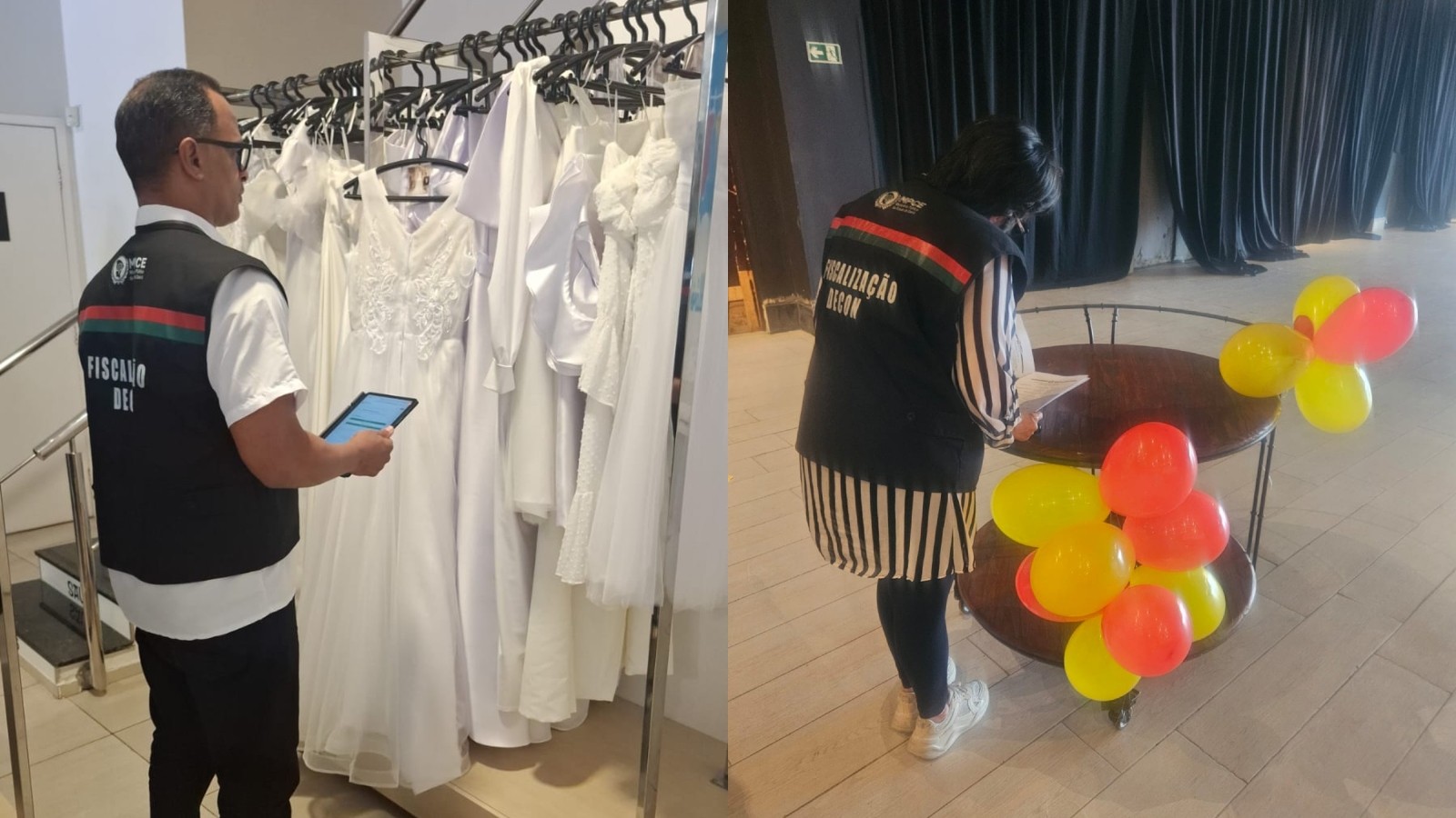 Buffets e lojas de aluguel de roupas são autuados por série de irregularidades em Fortaleza