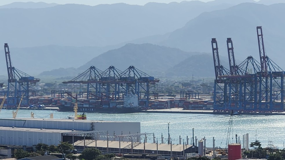 Porto de Santos é o maior complexo portuário do Brasil — Foto: Alexsander Ferraz/A Tribuna Jornal