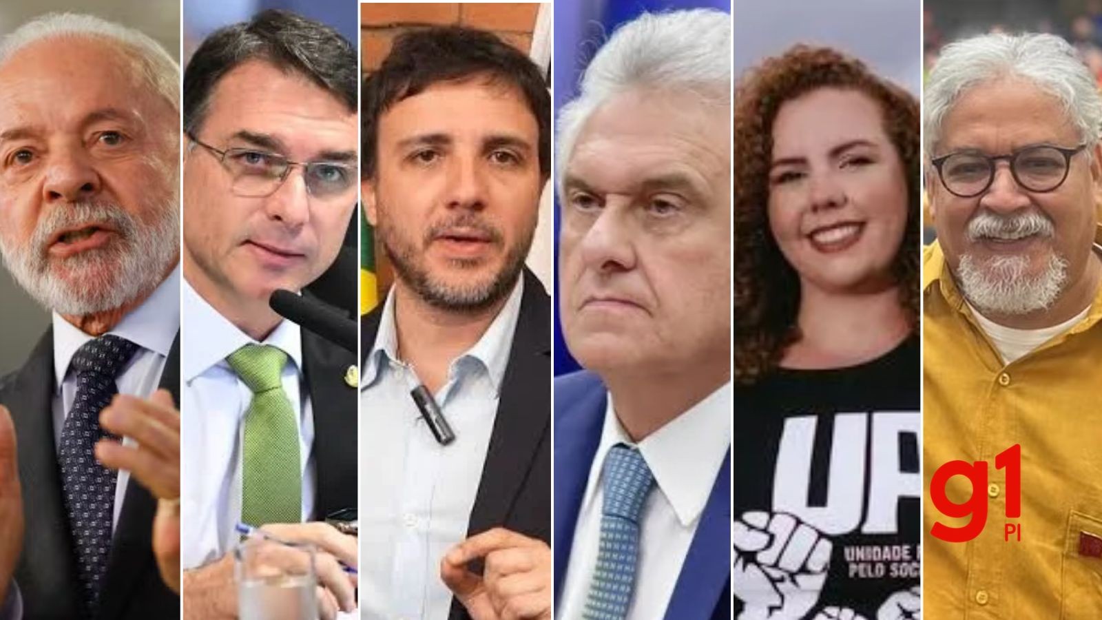 Datafolha no PI: Lula, 60%; Flávio Bolsonaro,19%; Renan Santos, 3%; Ronaldo Caiado, 2%; Samara, 2%;
Edmilson Costa, 1%