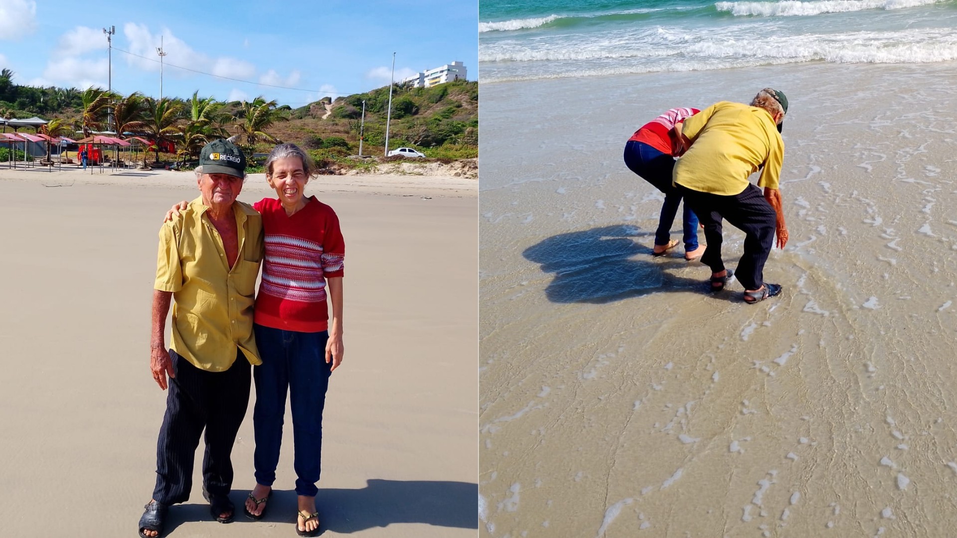 Moradora do interior do MA vê o mar pela 1ª vez aos 50 anos em viagem a São Luís: 'Não sabia que ele tinha som'
