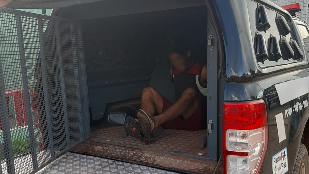 Homem foi preso pela sexta vez por violência doméstica contra a mesma pessoa, em Timon — Foto: Divulgação/Polícia Civil