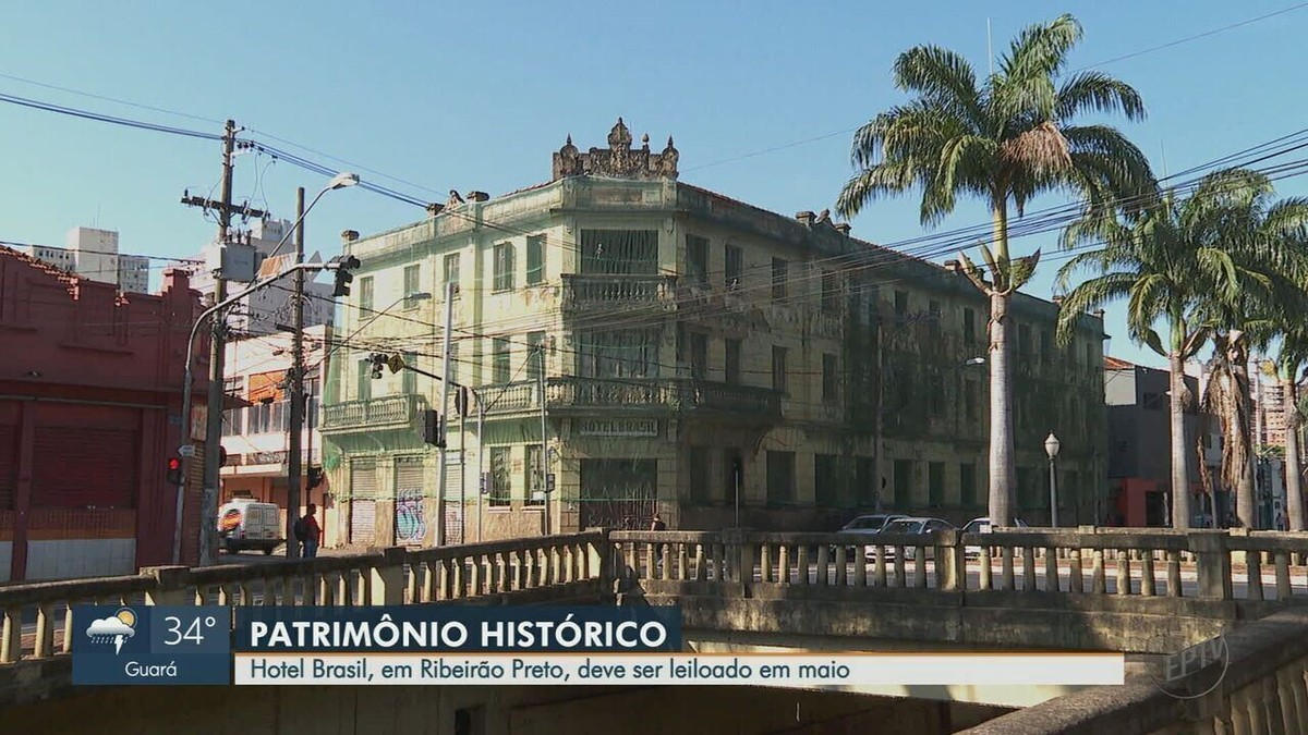 Abandonado, hotel histórico no Centro de Ribeirão Preto deve ir a leilão  para pagamento de dívida tributária, Ribeirão Preto e Franca