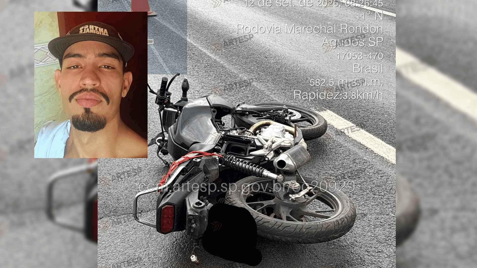 Jovem que morreu após bater moto em barreira na Rondon completava 26 anos no dia do acidente