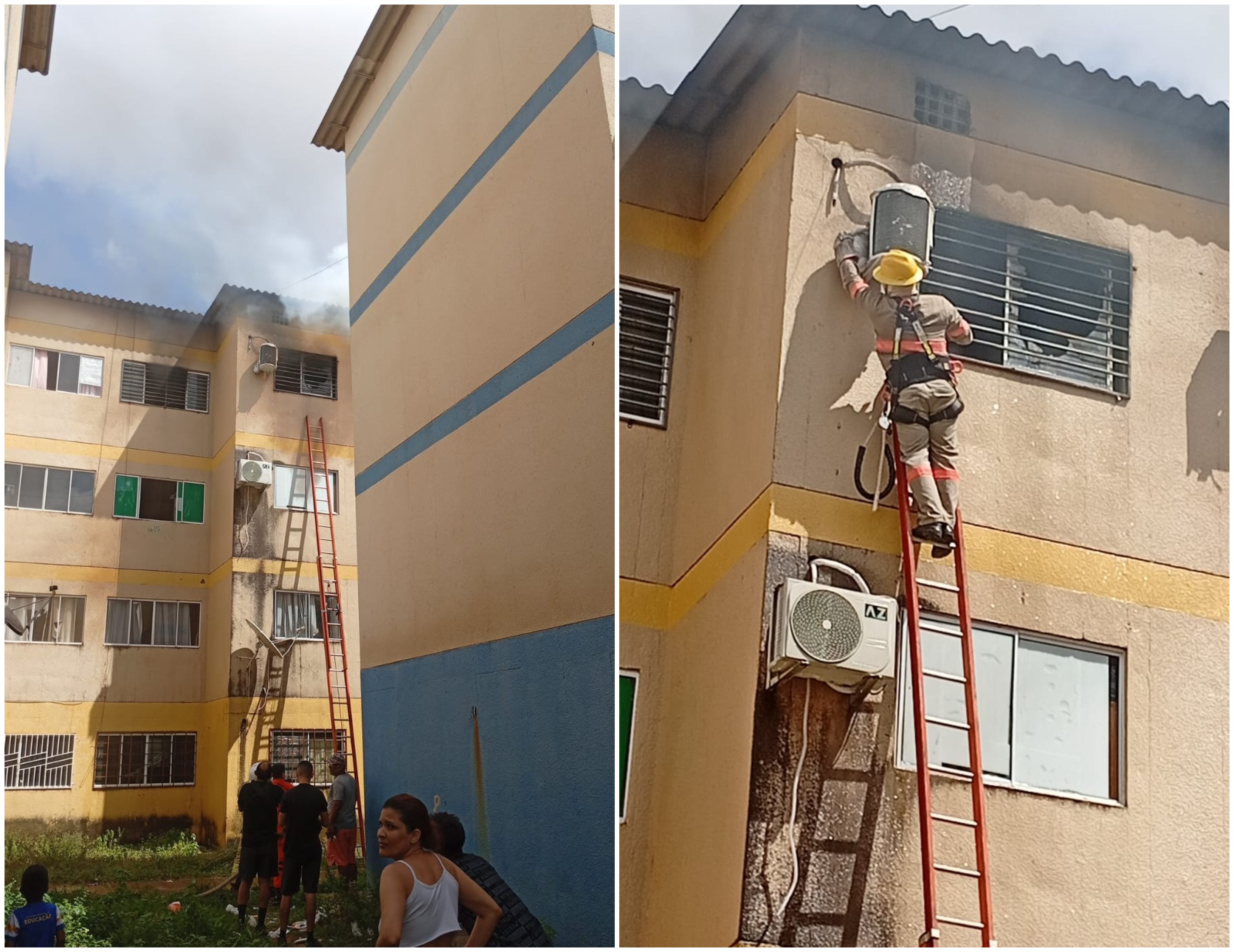 Incêndio atinge apartamento no Vila Jardim, em Boa Vista