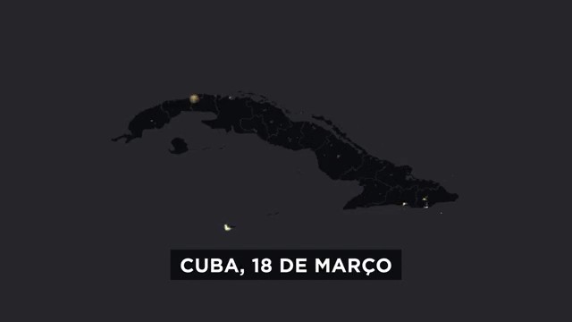 Cuba sofre novo apagão generalizado