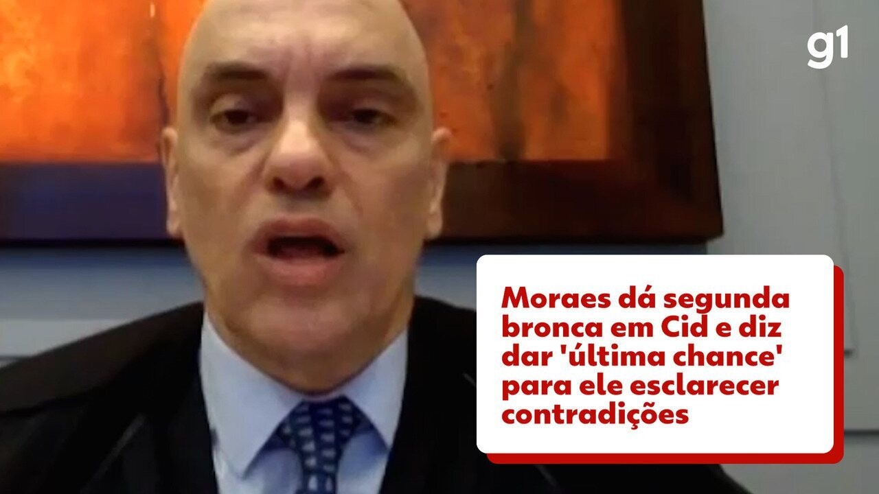 Moraes alerta para Cid a 'última chance' para dizer a verdade na delação