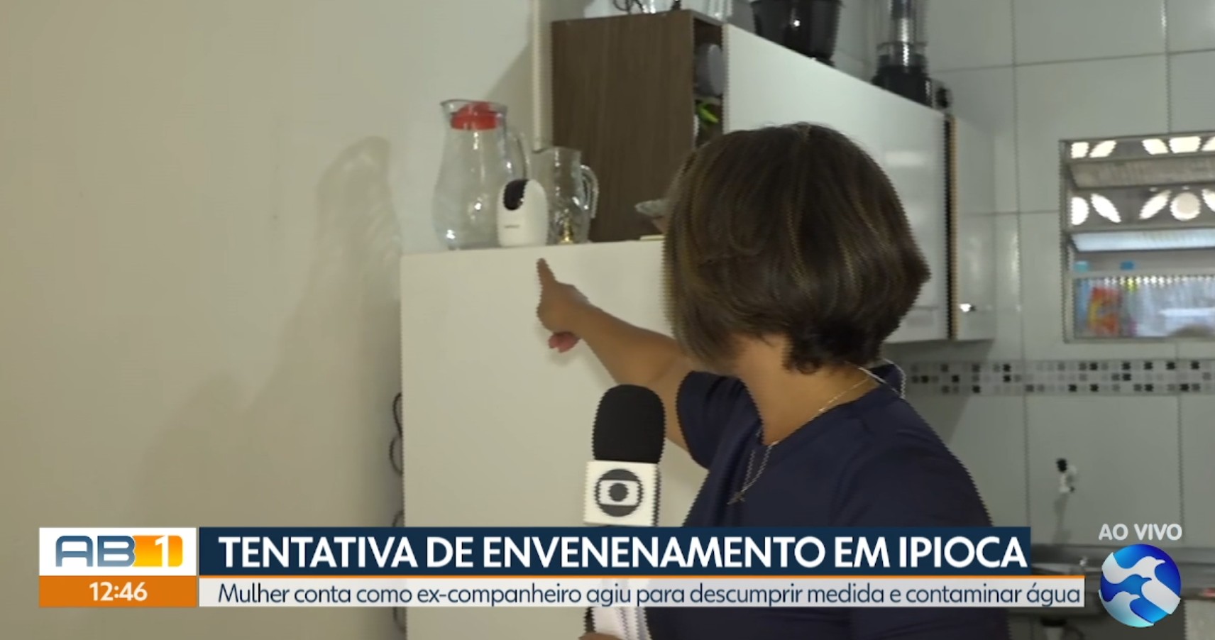 Tentativa de feminicídio: Vítima instala câmera um dia antes e flagra ex-marido injetando veneno em alimentos