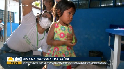 Indígenas da Ilha do Bananal recebem atendimentos de saúde em Formoso do Araguaia
