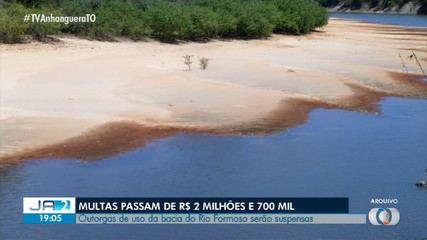 Outorgas de uso da bacia do Rio São Formoso serão suspensas
