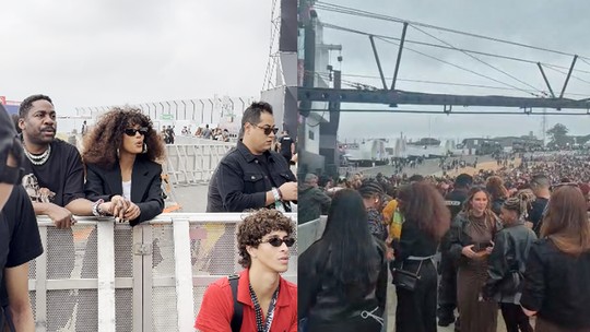 Taís Araújo e Lázaro Ramos curtem show de Jota.pê no The Town; vídeo - Casal aproveitou a apresentação pertinho do palco neste domingo (14). Paolla Oliveira foi conferir o show no último dia do festival.